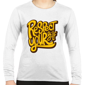 Kaos Tipografi Respect Yourself