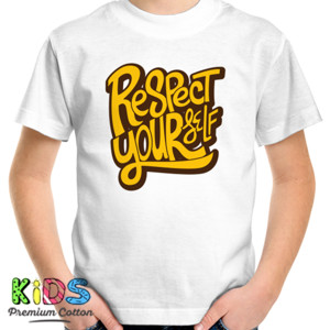 Kaos Tipografi Respect Yourself