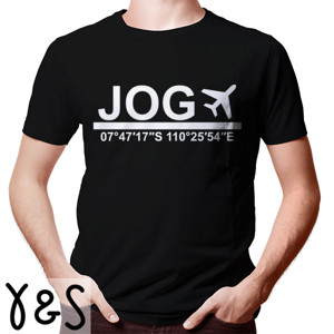 Kaos Kode IATA Bandara Adi Sucipto Yogyakarta JOG