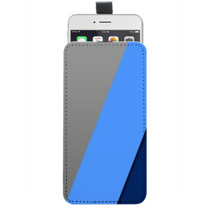 Sarung HP Pouch Blue Line