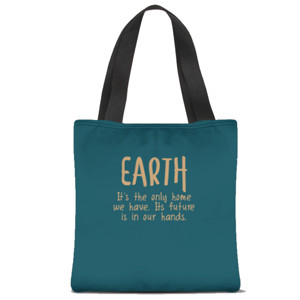 Tas Tote Fullprint earth