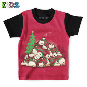 Kaos Anak Full-Print Natal (good night bear)