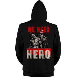 Jaket Hoodie QNU WE NEED HERO