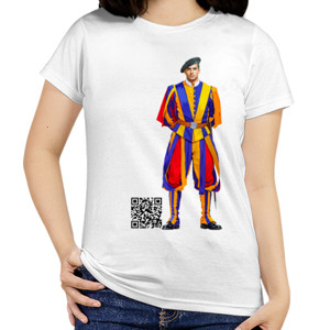 Kaos Wanita PONTIFICAL SWISS GUARD 003