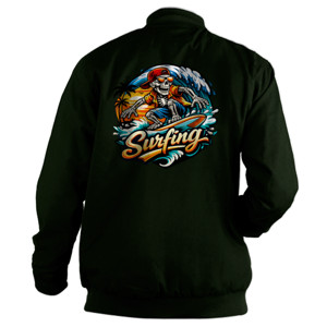 Jaket Bomber Surfboard Sunset