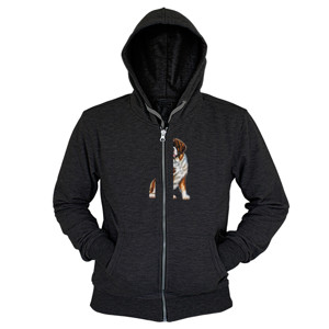 Hoodie Zipper Kaos Gambar Anjing 431