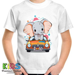 Kaos Anak Little Adventure Gajah Lucu