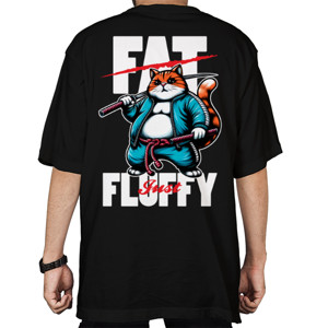Kaos Oversize Not Fat Just Fluffy