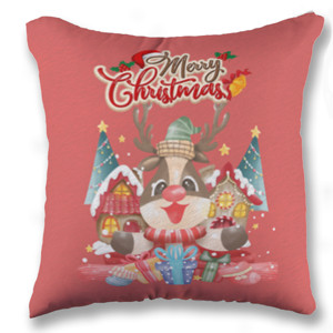 Bantal Merry Christmas 40x40 cm