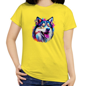 Kaos Kaos Gambar Anjing 006 Alaskan Malamute