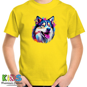 Kaos Kaos Gambar Anjing 006 Alaskan Malamute