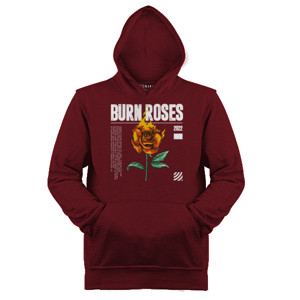 Jaket Hoodie Burn Roses