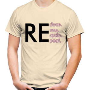 Kaos Reduce Reuse Recycle Repeat