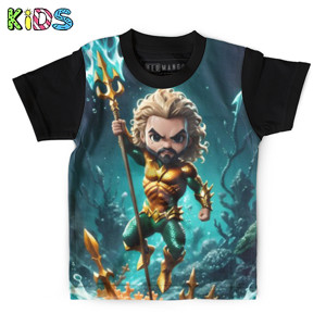Kaos Anak Full-Print kid aquaman
