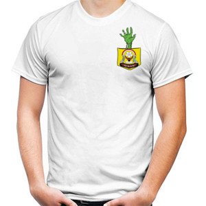 Kaos Kantong kantong SMP dan Tangan Zombie