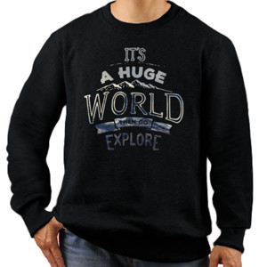 Jaket Sweater Explore The World  