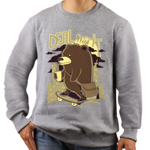 Jaket Sweater deal with it