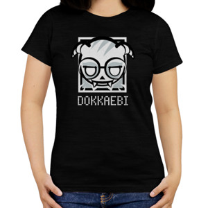 Kaos Hitam Rainbow six siege dokkaebi depan belakan