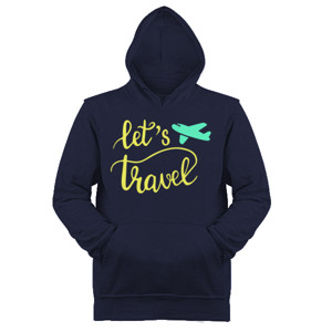 Jaket Hoodie Let's Travel