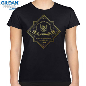 Kaos TEAM INDONESIA STAR - GOLD RETRO (2SIDED)