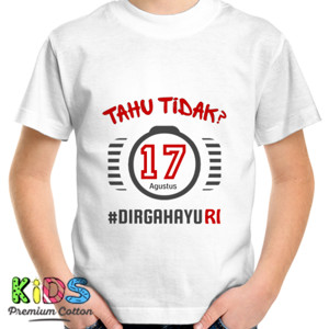 Kaos Baju Kaos Dirgahayu RI Klasik