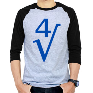 Kaos Raglan Akar pangkat 4