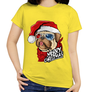 Kaos Santa Dog Funny