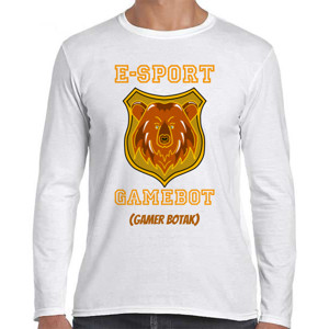 Kaos E-sport GAMEBOT(gamer botak)