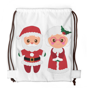 Tas Serut Fullprint mr & mrs santa