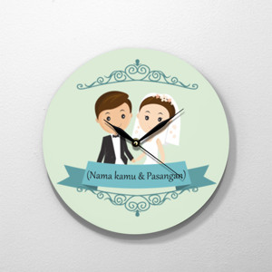 Jam Dinding Wedding Series 2