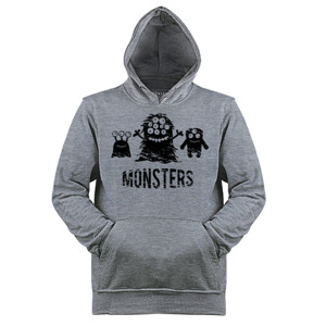 Jaket Hoodie Monster