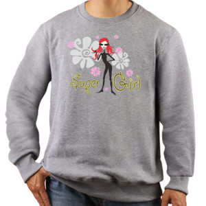 Jaket Sweater Super Girl