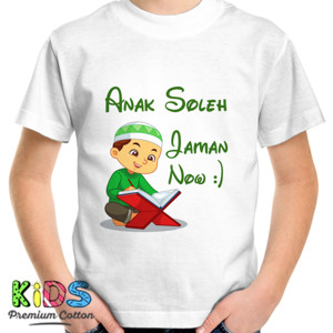 Kaos Baju Kaos Anak Muslim Jaman Now