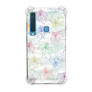 Casing HP HP Case - Flowers on Green Marble