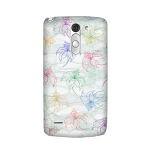 HP Case - Flowers on Green Marble Casing HP