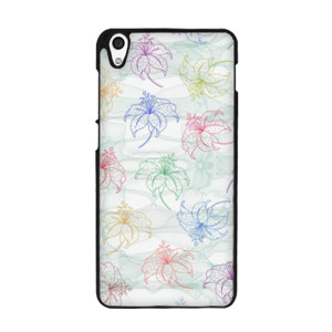 HP Case - Flowers on Green Marble Casing HP