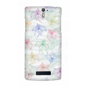 HP Case - Flowers on Green Marble Casing HP