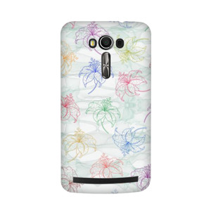 HP Case - Flowers on Green Marble Casing HP