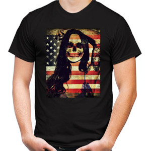 Kaos American Sexy Girl Vintage