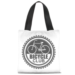 Tas Tote Fullprint Bicycle Club Bag