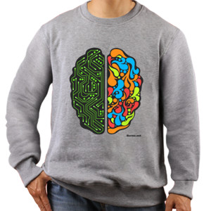 Jaket Sweater Logic - Art Brain