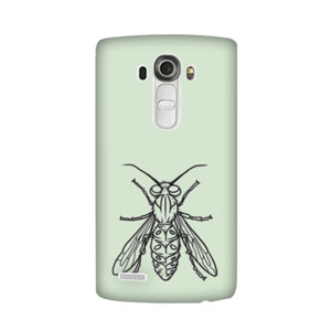 tawon liar kartun putih Casing HP