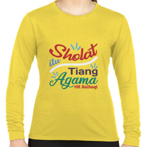 Kaos Sholat itu tiang Agama