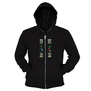 Hoodie Zipper Christmas Among Us Game Imposter