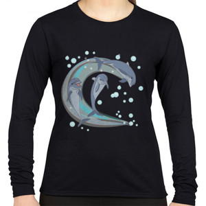 Kaos Kaos Premium Dolphin family