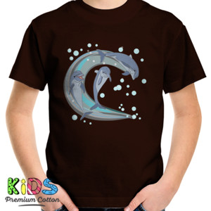 Kaos Kaos Premium Dolphin family