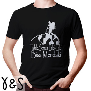 Kaos Pendaki Gunung Hobi Hiking Mendaki Gunung 