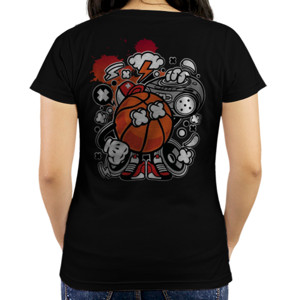 Kaos hoodie motif basket