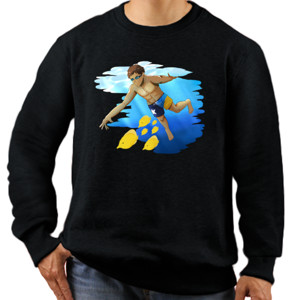 Jaket Sweater Kaos Pria - Swimmer