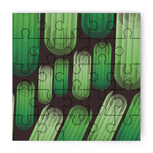 Puzzle Kertas Line Art (Line Art Paper)